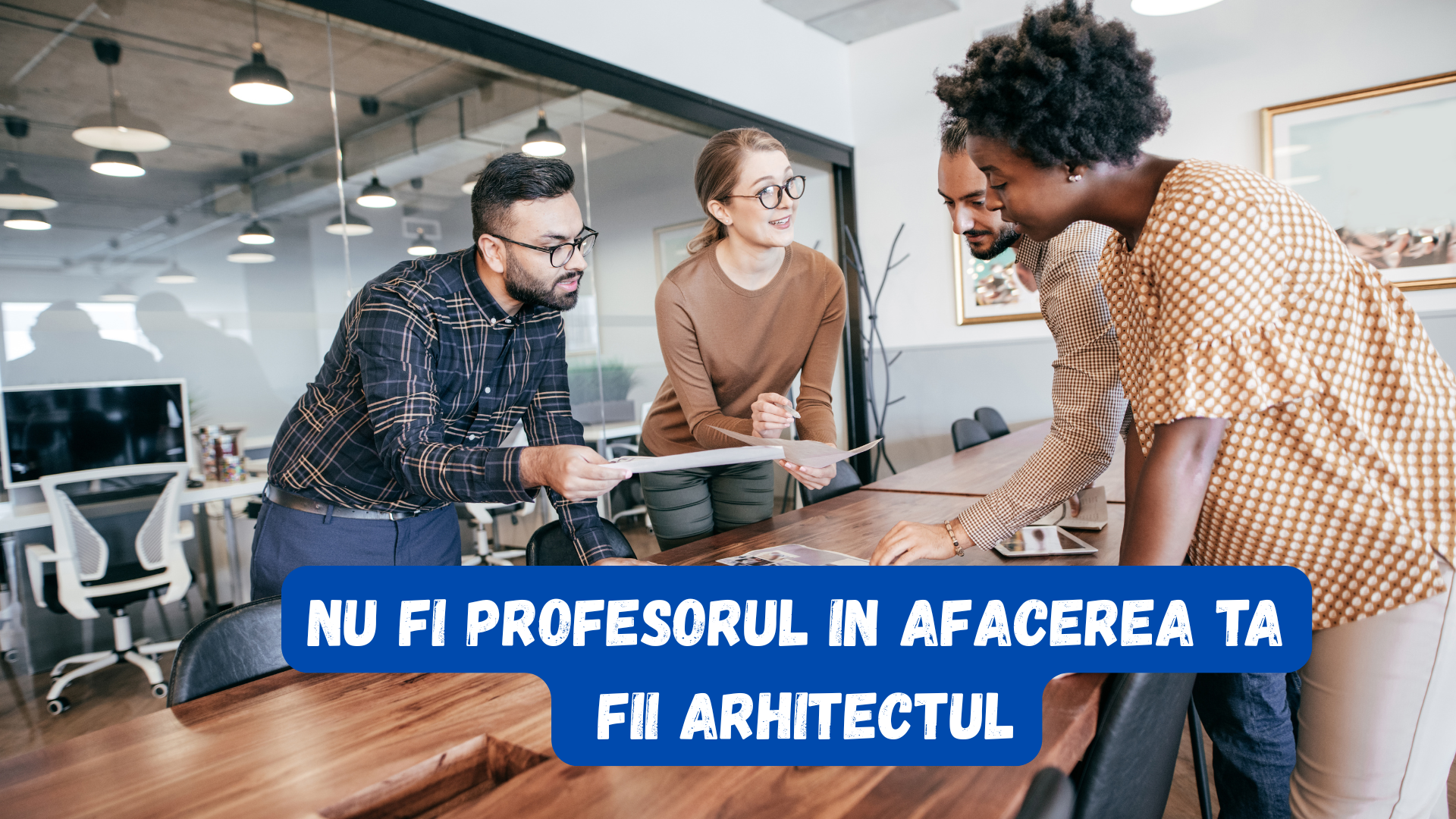 Nu fi Profesorul in afacerea ta - Fii Arhitectul