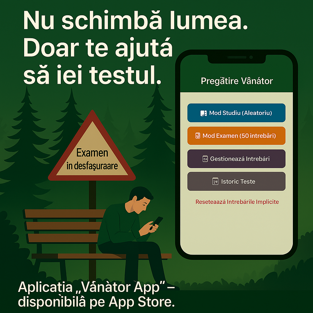 Aplicatia Vanator App